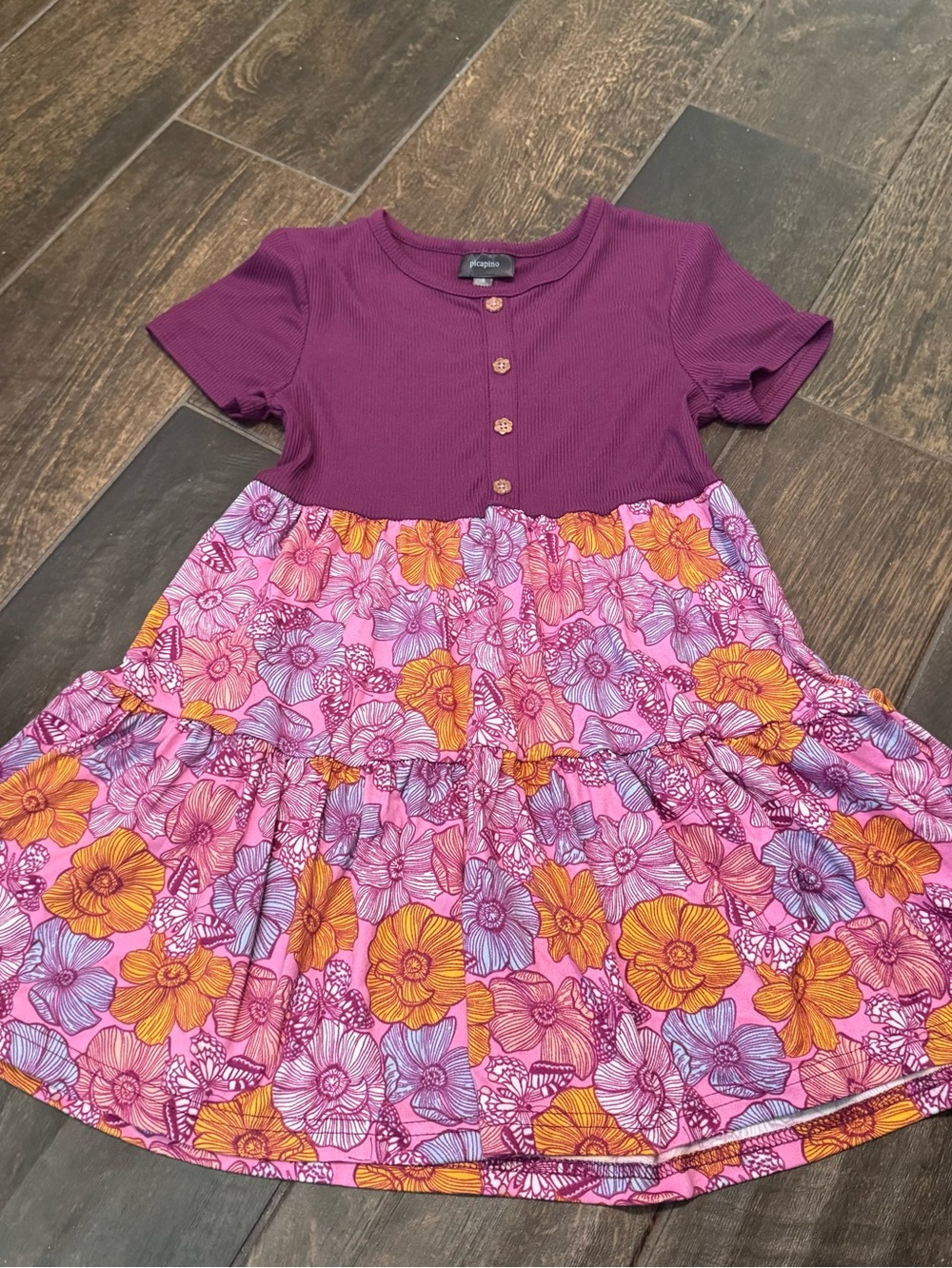 NWOT Picapino Girls Skater Dress